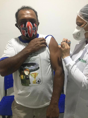 Vacinação COVID-19 - Funcionários da Limpeza Urbana.