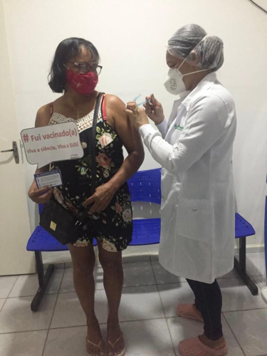 Vacinação COVID-19 - Funcionários da Limpeza Urbana.