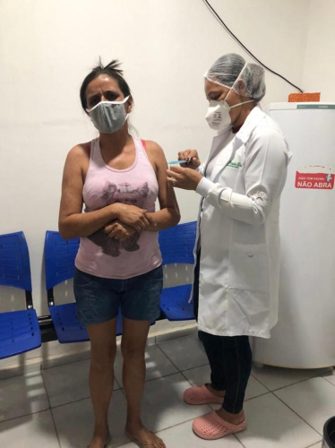 Vacinação COVID-19 - Funcionários da Limpeza Urbana.