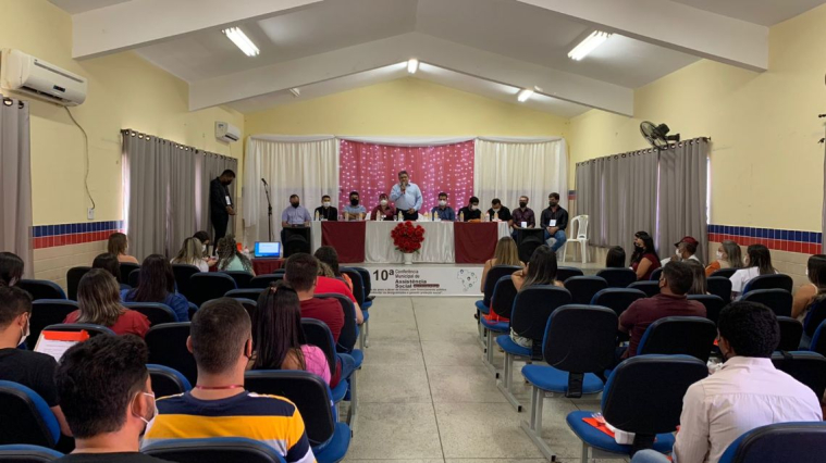 Evento da 10ª Conferência Municipal de Assistência Social.