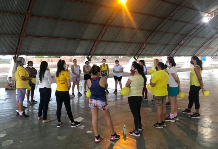 Atividades nas Academias das Cidades em prol da campanha Setembro Amarelo.