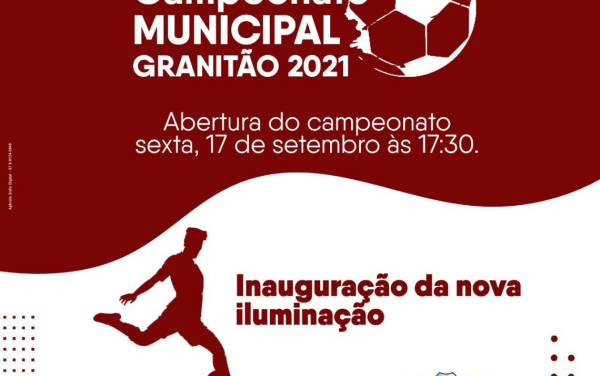 GRANITO INAUGURA ILUMINAÇÃO DO CAMPO E RETORNA ATIVIDADES DO FUTEBOL AMADOR