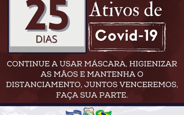 GRANITO PERMANECE COM ZERO CASOS ATIVOS DE COVID-19!