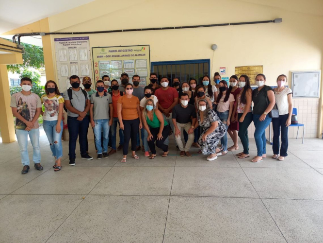 Registros do curso de qualificação.