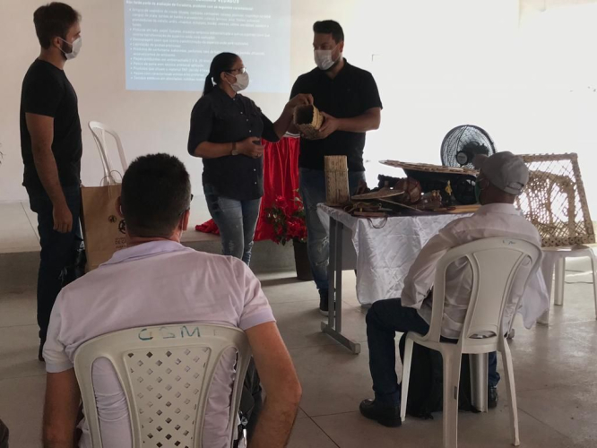 Registros da oficina “Gestão de qualidade para produtos do artesanato”.