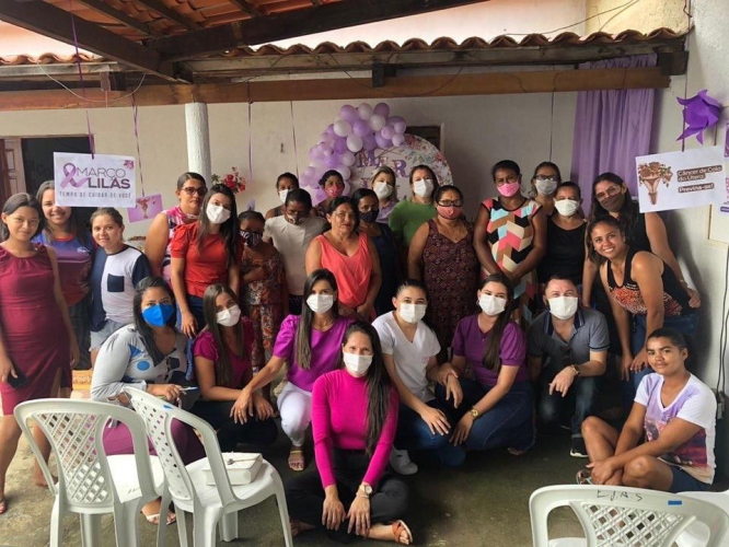 Registros da Campanha Março Lilás