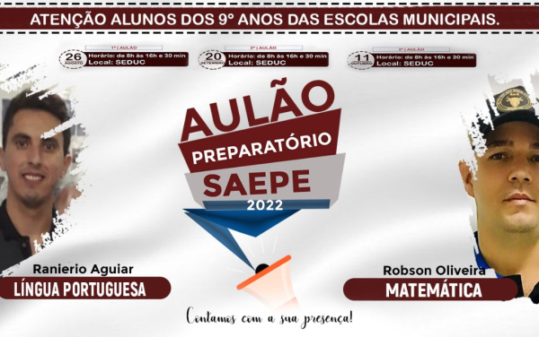 Aulão preparatório SAEPE 2022.