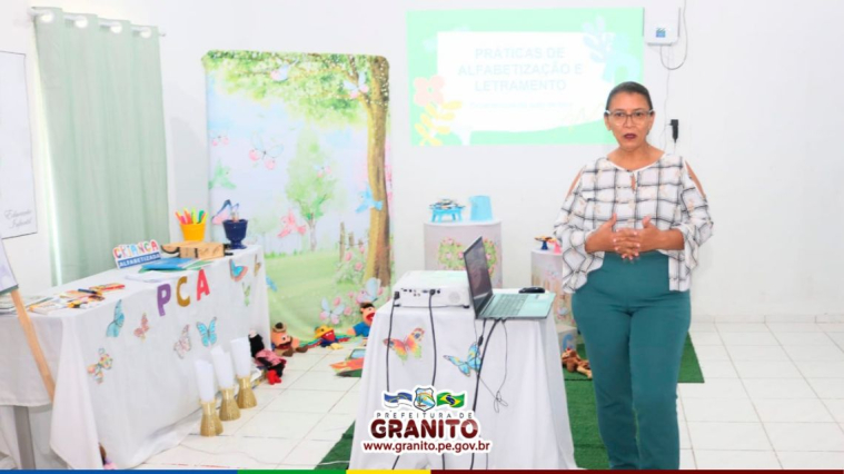 EDUCAÇÃO PROMOVE FORMAÇÃO SOBRE PRÁTICAS DE ALFABETIZAÇÃO E LETRAMENTO PARA OS PROFESSORES DA EDUCAÇÃO INFANTIL