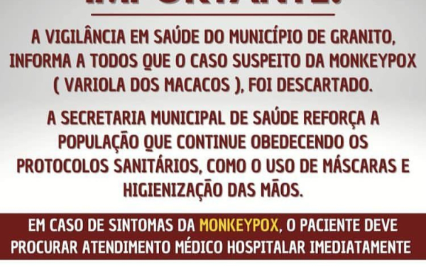 Comunicado importante.