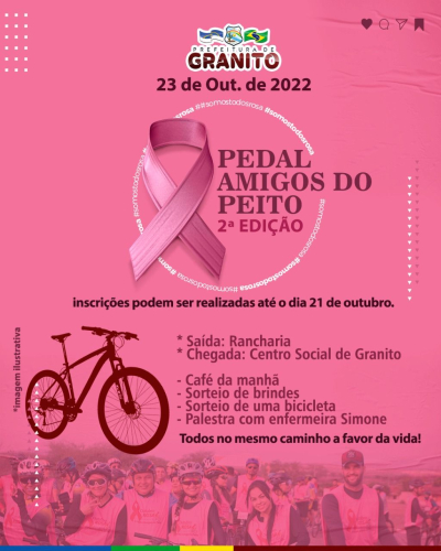 PROGRAMAÇÃO PEDAL AMIGOS DO PEITO - 2ª EDIÇÃO.