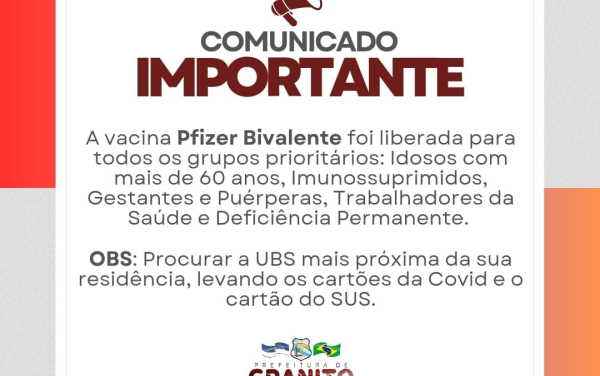 Comunicado Importante!