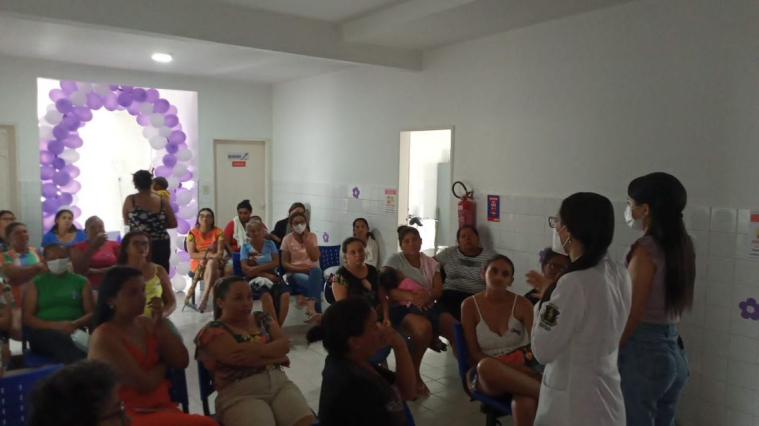 Registros da Campanha Março Lilás 2023.