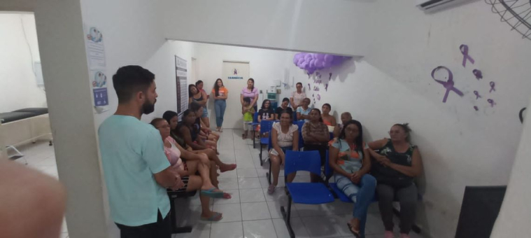 Registros da Campanha Março Lilás 2023.