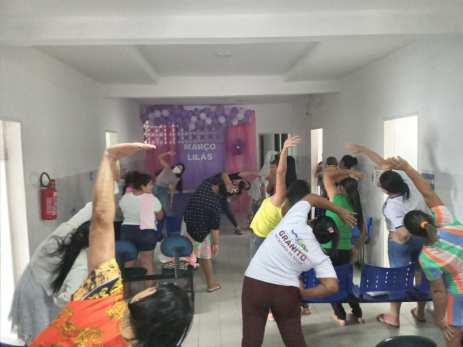 Registros da Campanha Março Lilás 2023.