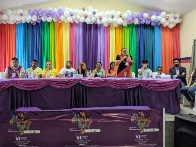 VI Conferência Municipal dos Direitos da Criança e do Adolescente.