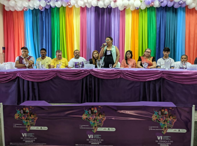 VI Conferência Municipal dos Direitos da Criança e do Adolescente.