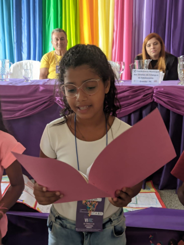 VI Conferência Municipal dos Direitos da Criança e do Adolescente.