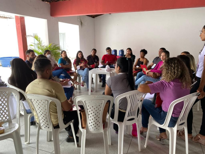 Registros da VI Conferência Municipal de Saúde.