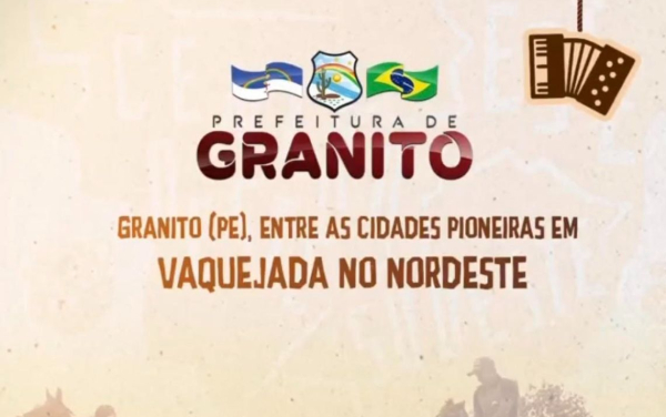 GRANITO ENTRE AS CIDADES PIONEIRAS EM VAQUEJADA NO NORDESTE!