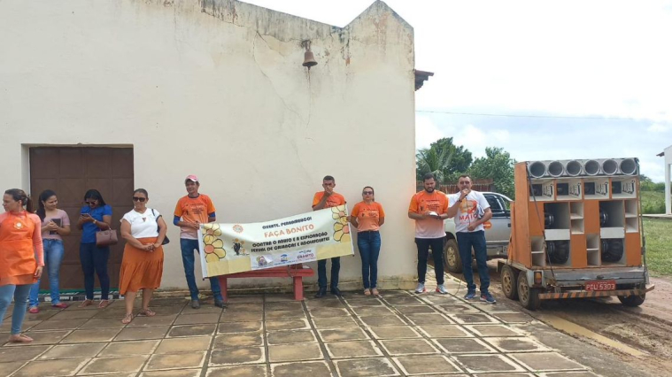LAGOA NOVA FEZ BONITO NA MOBILIZAÇÃO EM PROL DA CAMPANHA MAIO LARANJA.