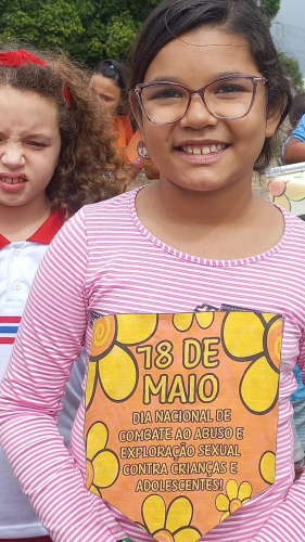 LAGOA NOVA FEZ BONITO NA MOBILIZAÇÃO EM PROL DA CAMPANHA MAIO LARANJA.