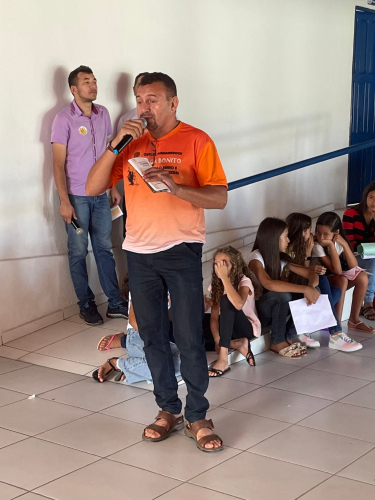 RANCHARIA FEZ BONITO NO ENCERRAMENTO DA CAMPANHA MAIO LARANJA.