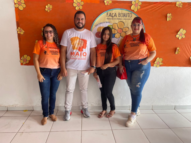 RANCHARIA FEZ BONITO NO ENCERRAMENTO DA CAMPANHA MAIO LARANJA.