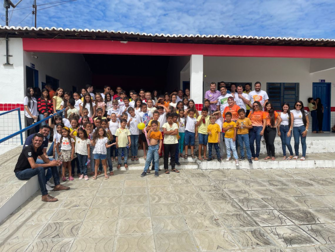 RANCHARIA FEZ BONITO NO ENCERRAMENTO DA CAMPANHA MAIO LARANJA.