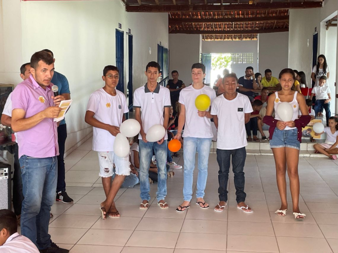 RANCHARIA FEZ BONITO NO ENCERRAMENTO DA CAMPANHA MAIO LARANJA.