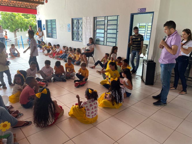 RANCHARIA FEZ BONITO NO ENCERRAMENTO DA CAMPANHA MAIO LARANJA.