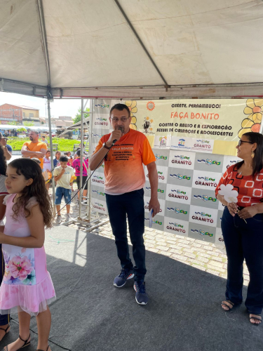 REGISTROS DA MOBILIZAÇÃO EM PROL DA CAMPANHA MAIO LARANJA EM GRANITO!