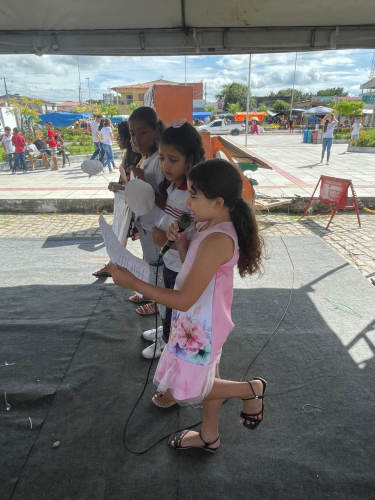 REGISTROS DA MOBILIZAÇÃO EM PROL DA CAMPANHA MAIO LARANJA EM GRANITO!