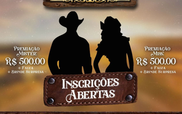 Inscrições abertas para o concurso MISS e MISTER ExpoGranito - Edição 2023