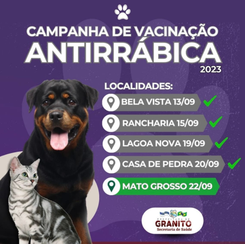 Vacinar seus animais é um ato de amor!