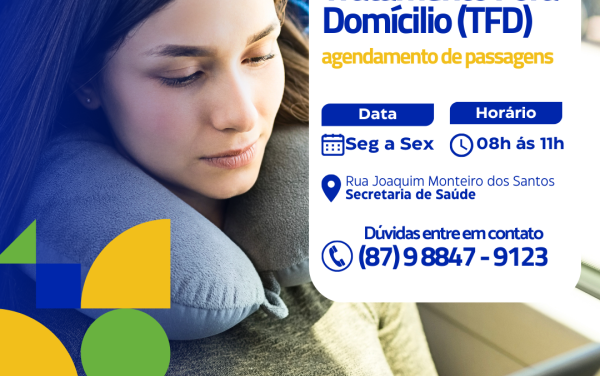 Agendamento de Passagens para Tratamento Fora do Domicílio (TFD)