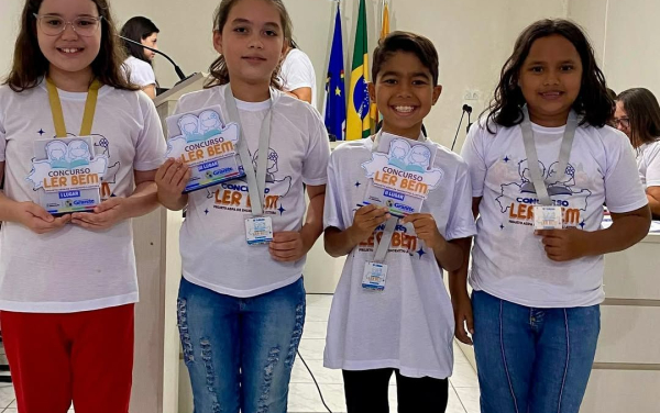 Câmara de Granito recebe mais uma edição do Concurso Ler Bem para incentivar a leitura