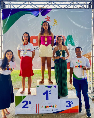 Orgulho que corre no peito! Entrega das medalhas do atletismo nos Jogos Escolares de Granito