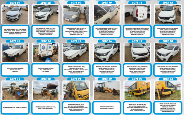 Prefeitura de Granito realiza grande leilão de veículos, máquinas e sucatas nesta quarta-feira (22)